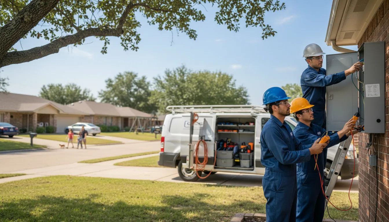Certified electrician providing emergency electrical services in Wingo, KY